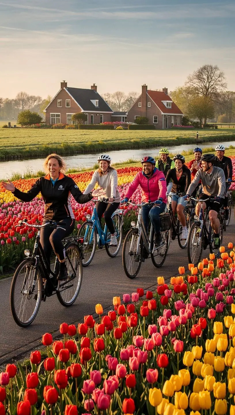 Kleurrijke tulpen